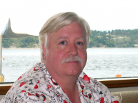 Tom with the Puget Sound behind him