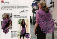 Janet Lace Shawl on the Cover