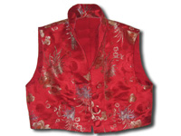Silk Brocade Vest