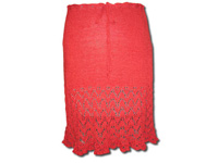 Red Lace Skirt