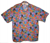 Laurel Burch Dogs shirt