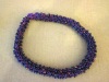 Beaded knit necklace