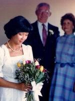 Bride and parents