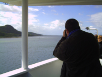 Approaching Kinnacraig