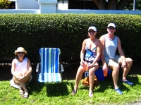 Waiting for the racers Waiting for the racers