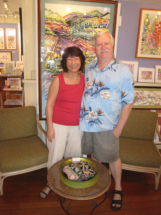 Patty and Tom at Sherri Reeve Gallery