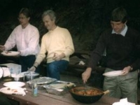 Scott, Bill and Michael at the buffet