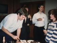 Cutting the cake