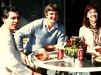 Robert, Michael, and Michelle and lunch