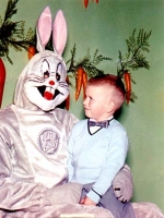 Tom with Easter Bunny
